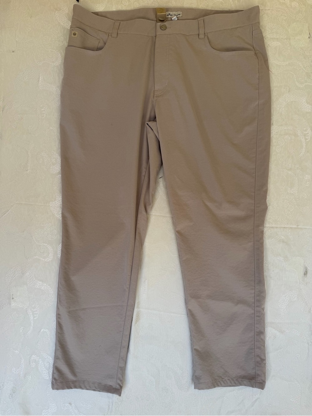 Peter Millar Men's Chinos in Taupe Beige